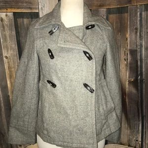 Old Navy XS wool/nylon gray coat